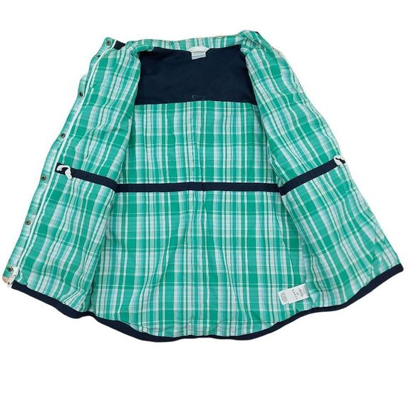 Columbia PFG Hooded Jacket Womens Medium Navy Full Zip Water Repellent Outdoor - Picture 5 of 12